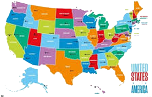 Map of the USA